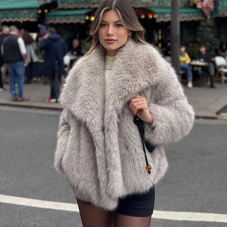 Faux Fur Coat