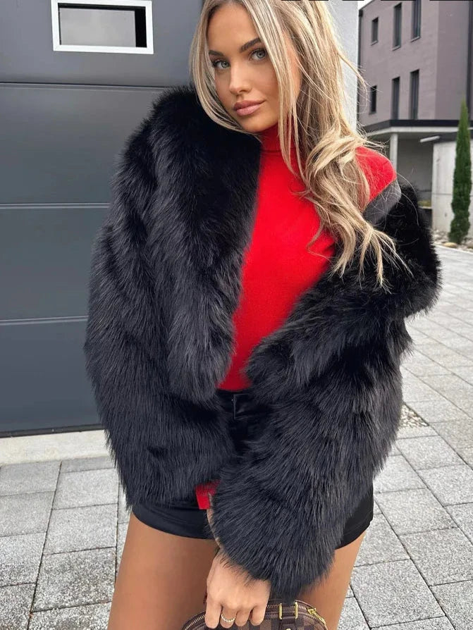 Midnight Fur Coat